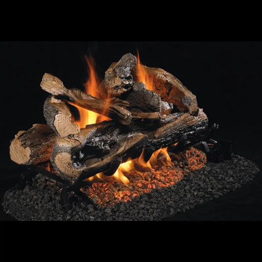 Real Fyre 30" Designer Series Rugged Split Oak See Thru Vented Gas Log Set Real Fyre Dreamwood Living