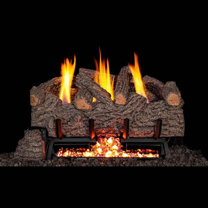 Real Fyre 24" Gnarled Oak Vent-Free Gas Log Set with G10 Burner System Real Fyre Dreamwood Living