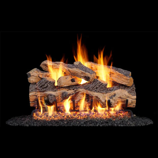 Real Fyre 30" Designer Series Gnarled Split Oak Vented Gas Log Set Real Fyre Dreamwood Living