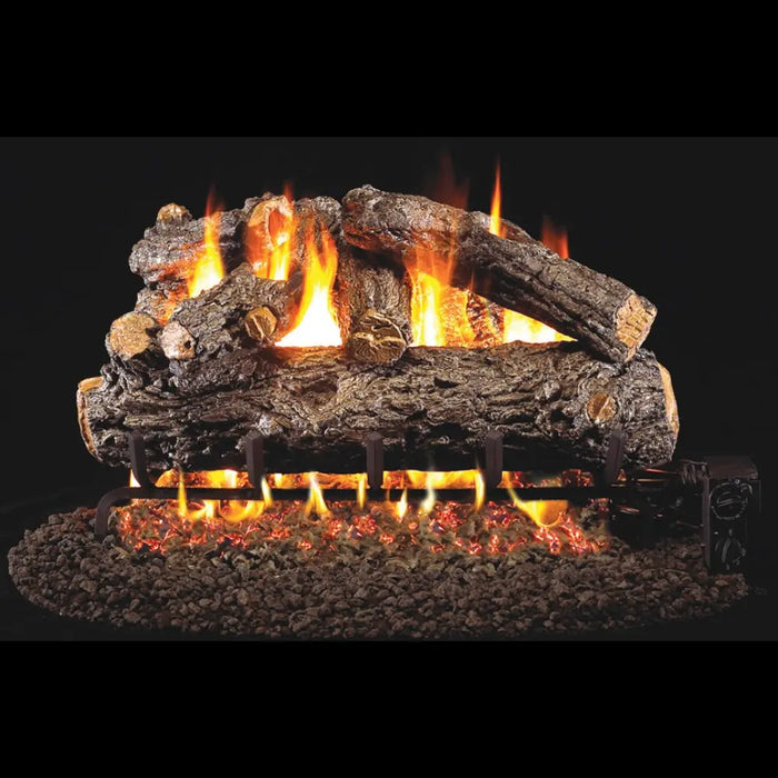 Real Fyre 42" Rustic Oak Designer Vented Gas Log Set Real Fyre Dreamwood Living