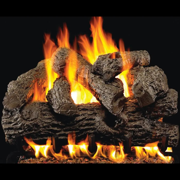 Real Fyre 36" Classic Series Royal English Oak Vented Gas Log Set Real Fyre Dreamwood Living