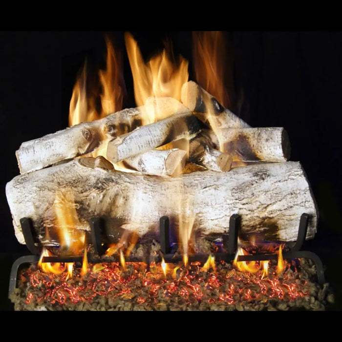 Real Fyre 36" Designer Series Mountain Birch Vented Gas Log Set Real Fyre Dreamwood Living