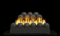 Epic Black spheres stacked on a G23 burner with flames