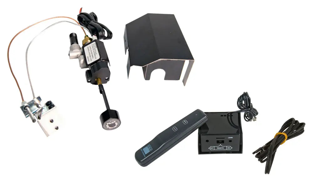 APK-17 valve with pilot assembly, heat shield, receiver, wiring and remote transmitter