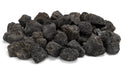 pile of black lava stones