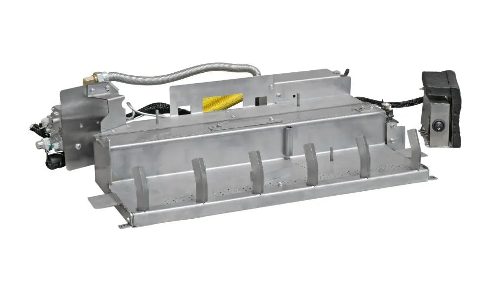 stainless steel ODG15 outdoor burner with control box on a white background