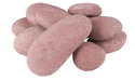terracotta pink river rock stones