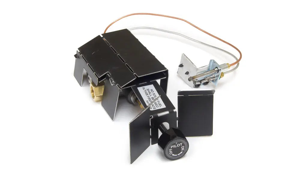 Real Fyre SPK-26 safety pilot valve with heat shield, pilot assembly and thermocouple