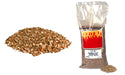 bag of vermiculite granules with a loose pile beside it