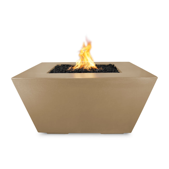 The Outdoor Plus OPT-RDNGFRC50 Redan 50" GFRC Concrete Square Gas Fire Pit