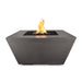 The Outdoor Plus OPT-RDNGFRC50 Redan 50" GFRC Concrete Square Gas Fire Pit