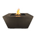 The Outdoor Plus OPT-RDNGFRC50 Redan 50" GFRC Concrete Square Gas Fire Pit