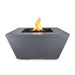The Outdoor Plus OPT-RDNGFRC50 Redan 50" GFRC Concrete Square Gas Fire Pit