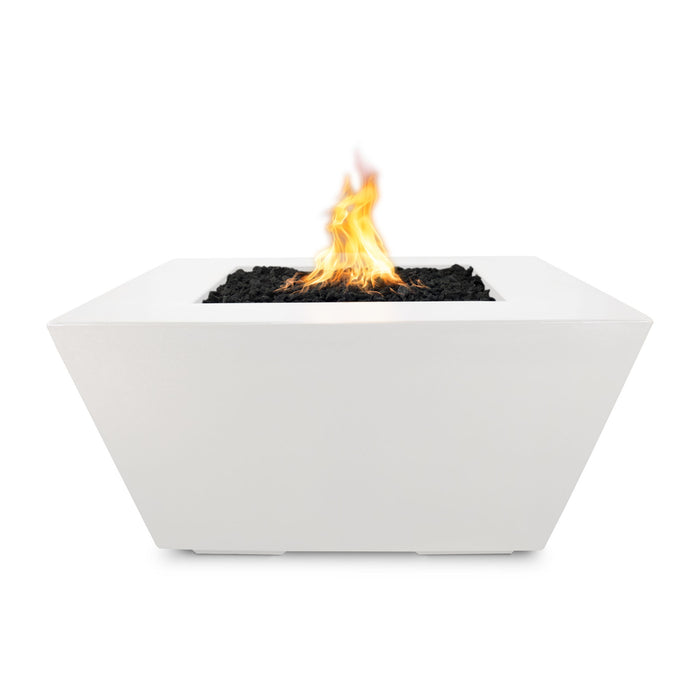The Outdoor Plus OPT-RDNGFRC50 Redan 50" GFRC Concrete Square Gas Fire Pit