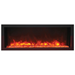 Remii by Amantii 45" Extra Slim Series Built-in Electric Fireplace with Black Steel Surround Amantii
