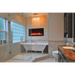 Remii by Amantii 45" Extra Slim Series Built-in Electric Fireplace with Black Steel Surround Amantii