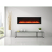Remii by Amantii 45" Extra Slim Series Built-in Electric Fireplace with Black Steel Surround Amantii