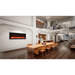 Remii by Amantii 45" Extra Slim Series Built-in Electric Fireplace with Black Steel Surround Amantii