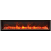 Remii by Amantii 45" Extra Slim Series Built-in Electric Fireplace with Black Steel Surround Amantii