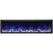 Remii by Amantii 55" Extra Slim Series Built-in Electric Fireplace with Black Steel Surround Amantii