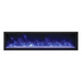 Remii by Amantii 65" Extra Slim Series Built-in Electric Fireplace with Black Steel Surround Amantii