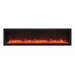 Remii by Amantii 65" Extra Slim Series Built-in Electric Fireplace with Black Steel Surround Amantii