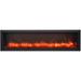 Remii by Amantii 65" Extra Slim Series Built-in Electric Fireplace with Black Steel Surround Amantii