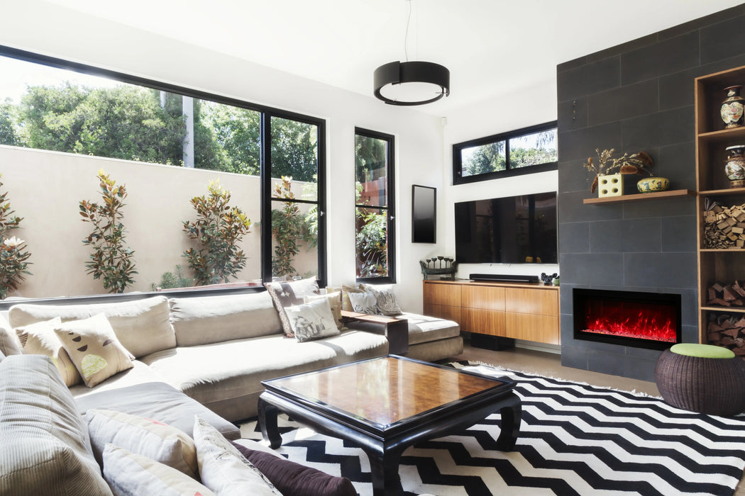 Amantii Symmetry Smart Indoor/Outdoor Electric Fireplace Amantii