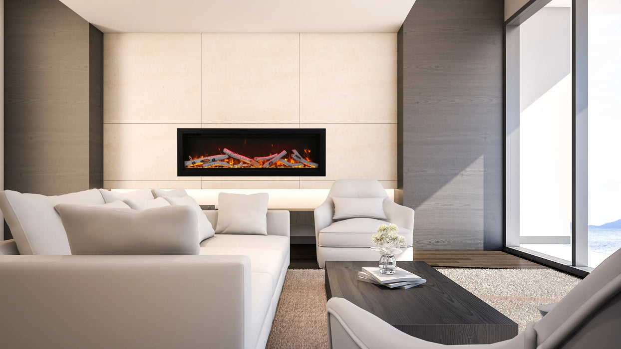 Amantii Symmetry Smart Indoor/Outdoor Electric Fireplace Amantii