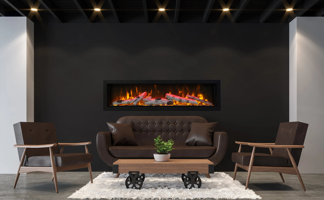 Amantii Symmetry Smart Indoor/Outdoor Electric Fireplace Amantii