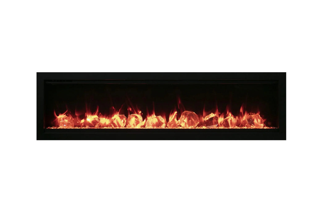 Amantii Symmetry Bespoke Indoor/Outdoor Electric Fireplace Amantii