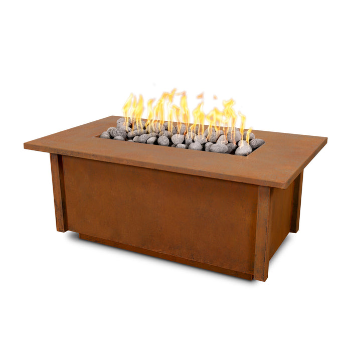 The Outdoor Plus OPT-SAL(CS/HCP/SS)60 Salinas 60" Metal Collection Rectangular Gas Fire Table