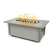 The Outdoor Plus OPT-SALPC60 Salinas 60" Powder Coat Rectangular Gas Fire Table
