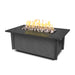 The Outdoor Plus OPT-SALPC60 Salinas 60" Powder Coat Rectangular Gas Fire Table