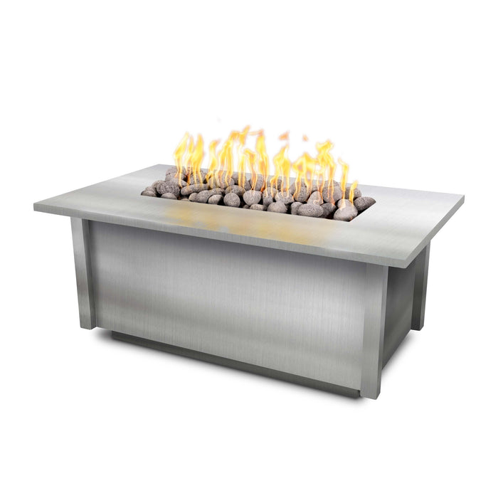 The Outdoor Plus OPT-SAL(CS/HCP/SS)60 Salinas 60" Metal Collection Rectangular Gas Fire Table