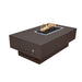 The Outdoor Plus OPT-SANJPC60 San Juan 60" Powder Coat Rectangular Gas Fire Pit