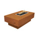 The Outdoor Plus OPT-SANJ(CS/HCP/SS)72 San Juan 72" Metal Collection Rectangular Gas Fire Pit