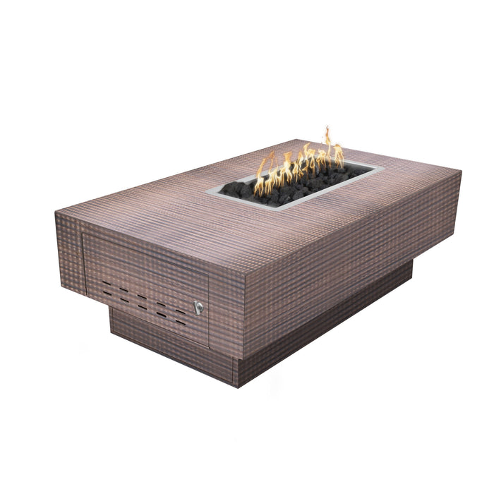 The Outdoor Plus OPT-SANJ(CS/HCP/SS)72 San Juan 72" Metal Collection Rectangular Gas Fire Pit