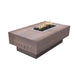 The Outdoor Plus OPT-SANJ(CS/HCP/SS)72 San Juan 72" Metal Collection Rectangular Gas Fire Pit