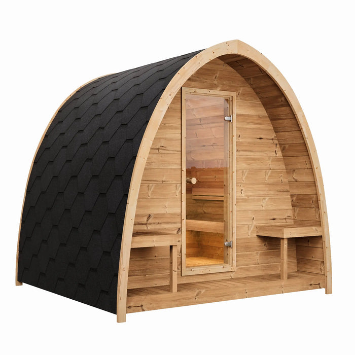 SaunaLife Model G3 Traditional 6 Person Outdoor Sauna, SL-MODELG3 SaunaLife