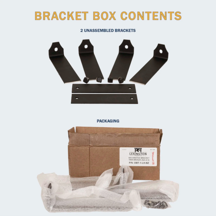 Lexington Decorative Bracket Trim for Rickhouse & Tobacco Barn Mantel