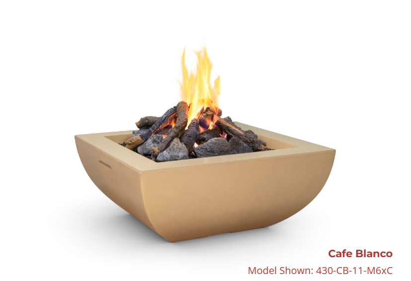 American Fyre Designs 36″ Bordeaux Square Fire Bowl