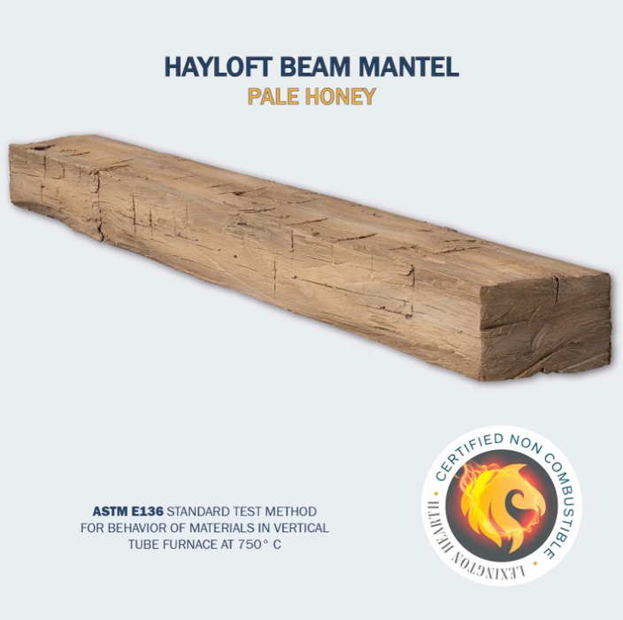 Lexington Hayloft Beam Series Fireplace Non-Combustible Mantel