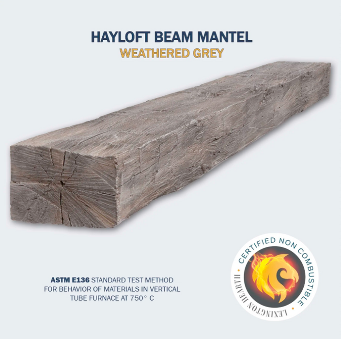 Lexington Hayloft Beam Series Fireplace Non-Combustible Mantel