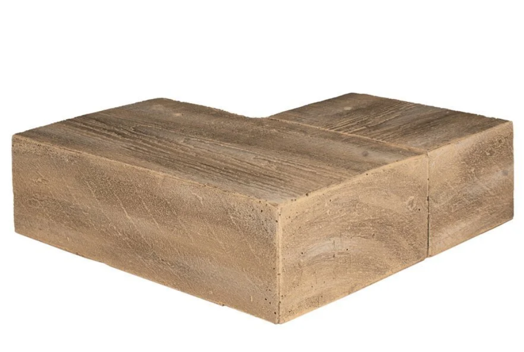 Lexington Flat Sawn Corner Mantel