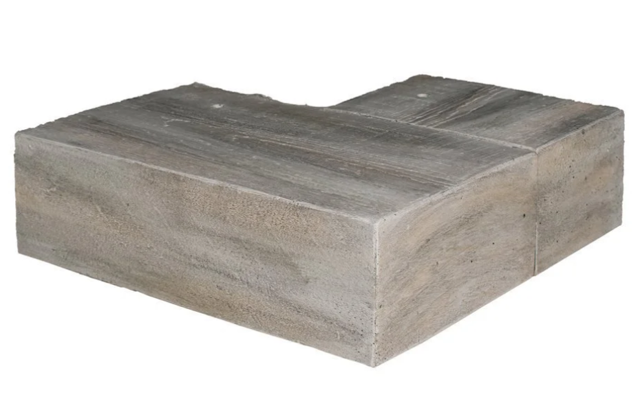 Lexington Flat Sawn Corner Mantel