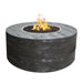 The Outdoor Plus OPT-SEQWG4216 Sequoia 42" x 16" Tall Wood Grain Round Gas Fire Pit