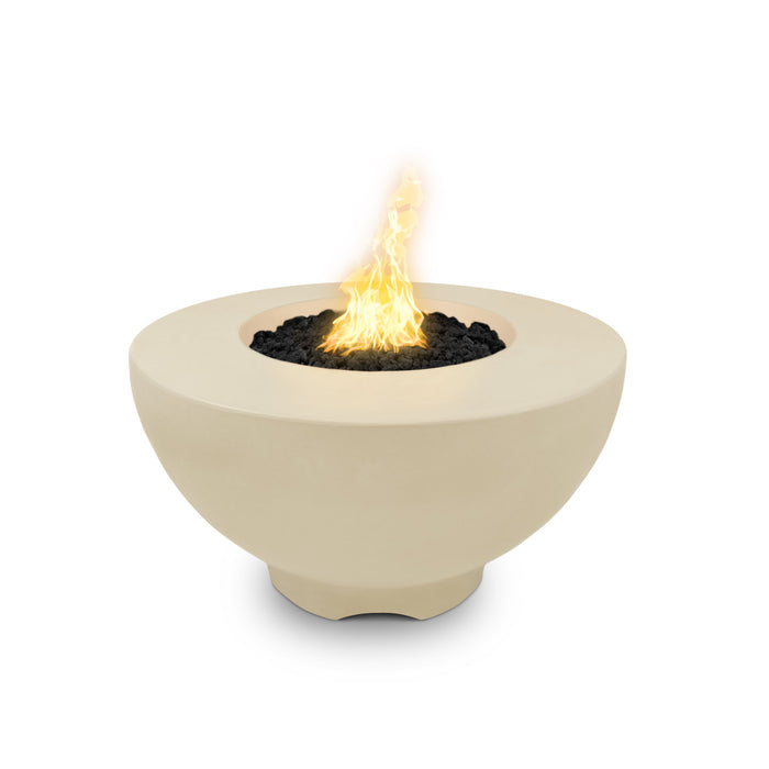 The Outdoor Plus OPT-SIENGFRC37 Sienna 38" GFRC Concrete Round Gas Fire Pit