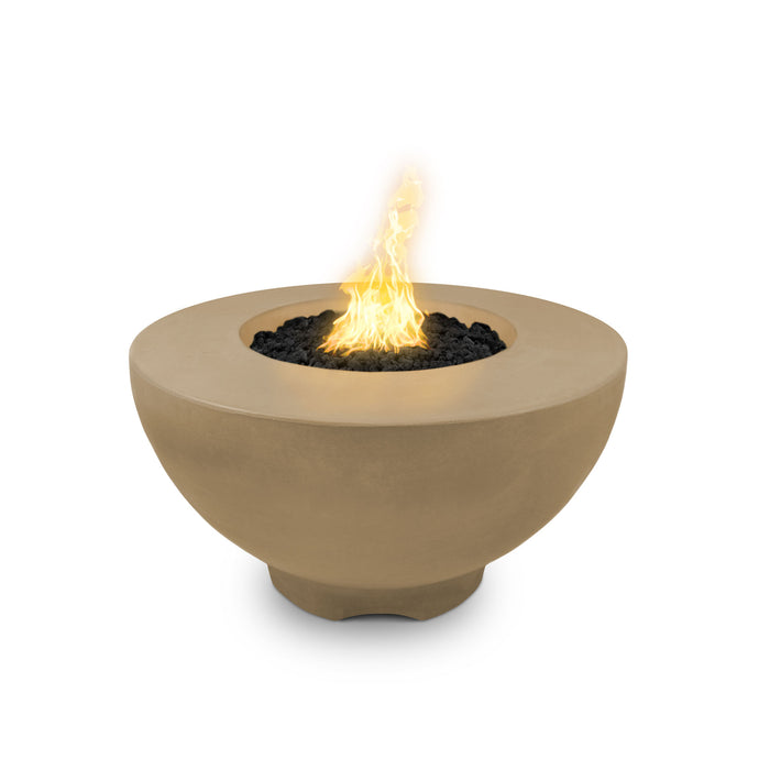 The Outdoor Plus OPT-SIENGFRC37 Sienna 38" GFRC Concrete Round Gas Fire Pit