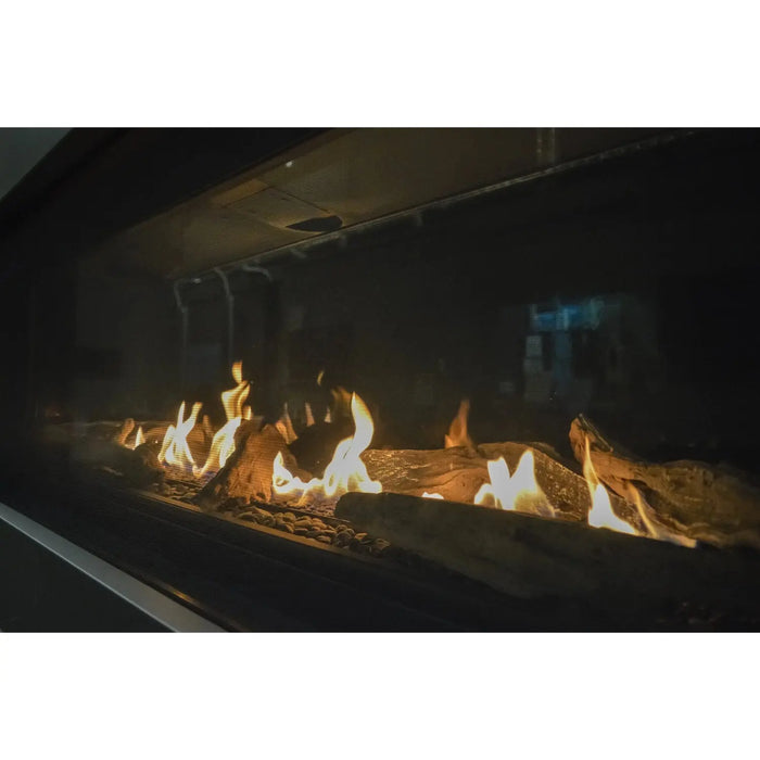 Dreamwood Living features Stanford 55: sleek, contemporary direct vent fireplace.